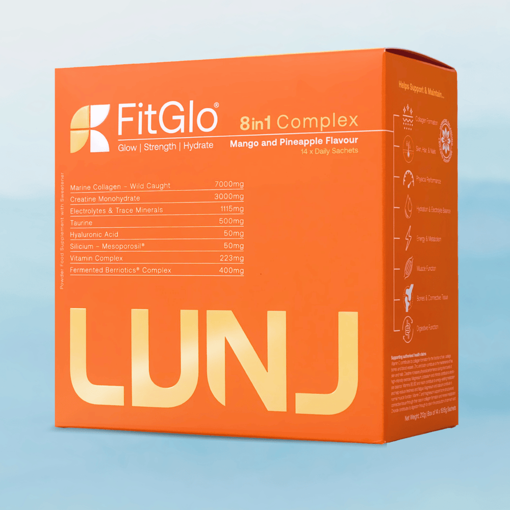LUNJ FitGlo® Box of Mango & Pineapple Flavour 14 daily sachets